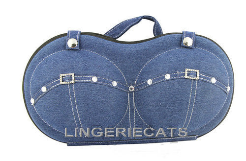 Bra Blue Jeans Travel Bag - LingerieCats