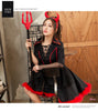 Lingeriecats Halloween Sexy Black Devil Demon Costume For Girl