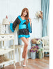 Lingeriecats Black Base Saphire Luster Edge Japanese Kimono Costume Set