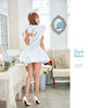 Lingeriecats Sexy 3 Pieces Angel Costume Halloween Cosplay Dress Women Carnival Cute Dress White …