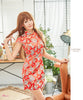 Lingeriecats Charming girl Elegant romantic Jacquard embroidery Colorful lunar new year Cheongsam Cosplay Costume Set