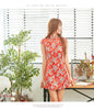 Lingeriecats Charming girl Elegant romantic Jacquard embroidery Colorful lunar new year Cheongsam Cosplay Costume Set