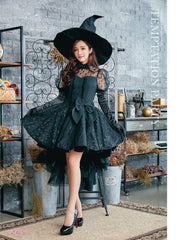 Lingeriecats Sexy Black Bewitching Women Halloween with Hat and Glove Costume