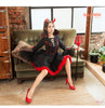 Lingeriecats Halloween Sexy Black Devil Demon Costume For Girl
