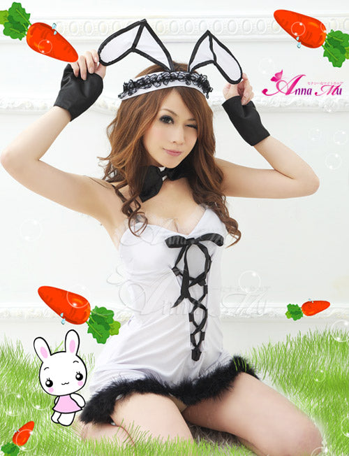 Lovely Bunny 5 Pcs Costume - LingerieCats