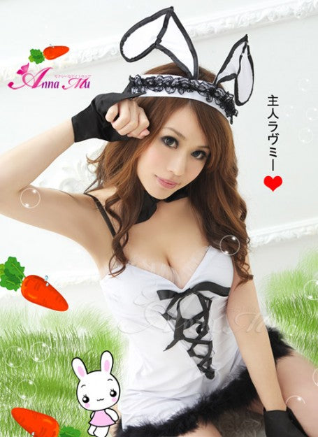 Lovely Bunny 5 Pcs Costume - LingerieCats