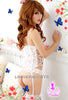 Flirtatious White Corset Set