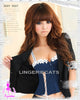 Romantic Rayon Zipper Front Corset Set