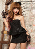 Lingeriecats Sexy Eye Catching Mysterios Cosplay Black Dinner Dress