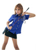 LINGERIECATS Sexy Blue ? Black 2pcs Verisimilitude Police Outfit Cosplay Costume Set