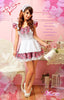 (Discn't)  Lingeriecats Sexy Cherry Pie Sweet Heart Maid Outfit Cosplay Costume Set