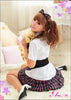 Lingeriecats Sexy Youthful Frisky School Daring Uniform Cosplay Costume Set