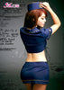 Lingeriecats Sexy Navy Blue Sky Lover flight attendant costume