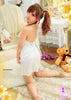 Lingeriecats Fascinating Lace Halter-neck Rayon Chemise