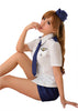 LINGERIECATS Sexy Clear Sky Air Force Officer Cosplay Costume Set