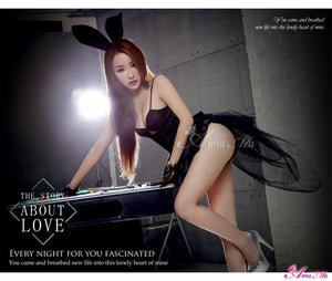 Lingeriecats Sexy Haughty Bunny Girl Outfit Cosplay Costume Set - LingerieCats