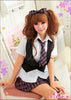 Lingeriecats Sexy Youthful Frisky School Daring Uniform Cosplay Costume Set