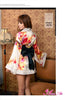 Lingeriecats Sexy Luxury Japanese Pearl White Kimono Outfit Cosplay Costume Set