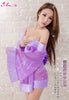 LINGERIECATS Sexy Purple Luster Japanese Doll Cosplay Kimono Costume Set