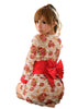 LINGERIECATS White Lace Red Hibiscus 3pcs Japanese Kimono Costume Set