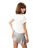 LINGERIECATS Sexy Grey Pinky 2pcs School Girl Uniform Cosplay Costume Set