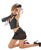 LINGERIECATS Sexy Sexy Black Race Queen Cosplay Costume Set