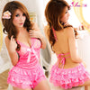 Lingeriecats Hot Halter-neck Rayon Chemise Set