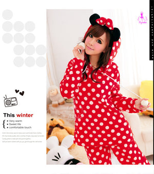 Red Minnie Pajama - LingerieCats