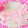 Appealing Halter-neck Ruffled Rayon Apron
