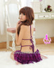 Hot Halter-Neck Rayon Chemise Purple