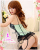 Lingeriecats Light Green Sweet Corset Set