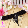 Flirtatious Black Corset Set
