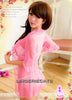 Ruffled Mistyrose Robe