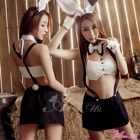 Lingeriecats Sexy Playful Bunny Girl Outfit Cosplay Costume Set - LingerieCats