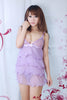 Purple Layered Cake Skirt Babydoll Lingerie (Plus Size)