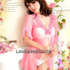 Ruffled Mistyrose Robe