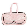 Cute Pink Dot Bra Travel Bag