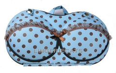 Cute Sky Blue Bra Travel Bag