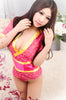 Plum Japanese Kimono Lingerie Robe