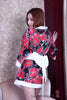 Sexy Red/Black Japanese Kimono Lingerie Robe