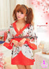(Discn't) Blooming Kimono 2 Pcs Costume