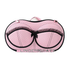 Bra Pink Dot Travel Bag