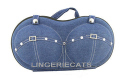 Bra Blue Jeans Travel Bag