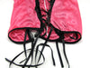 Black and Pink Lace Corset Lingerie