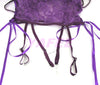 Flirty Purple Lace Babydoll Lingerie G-String