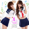 Cute School Uniform Costume White/Blue