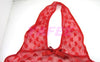 Hot Red Heart Pattern See Through Babydoll Lingerie