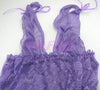 Seductive Purple Babydoll G-String Lingerie