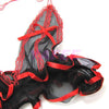 Sexy Black Red Satin 2 Piece Lingerie