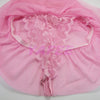 Sexy Pink Satin Babydoll Lingerie